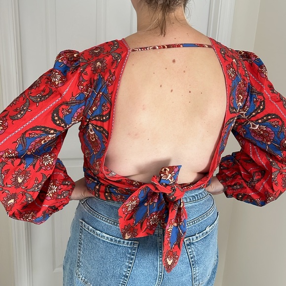 Anthropologie women’s open back top - Picture 2 of 2